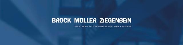 Logo von Brock Müller Ziegenbein Rechtsanwälte Partnerschaft mbB