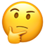 Thinking Face Emoji