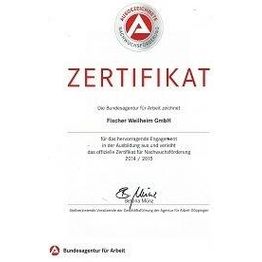 Corporation award zertifikat1