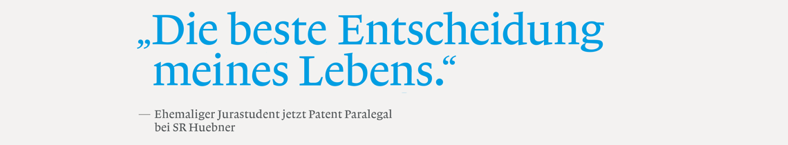 Ausbildung Patent Paralegal Sr Huebner Munich München