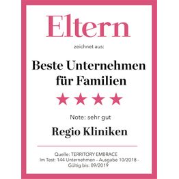 Corporation award elt 1018 regiokliniken 4 sterne