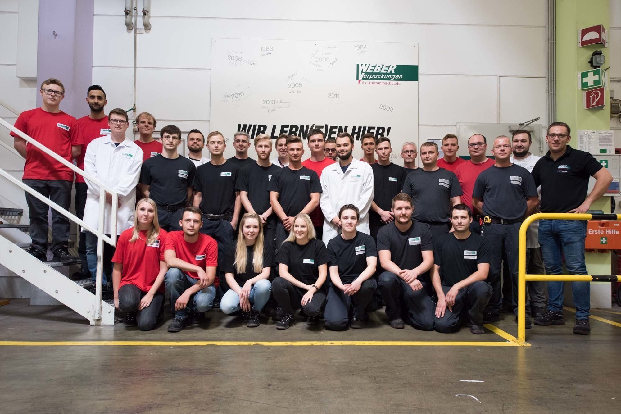 Weber ausbildung als packmitteltechnologe