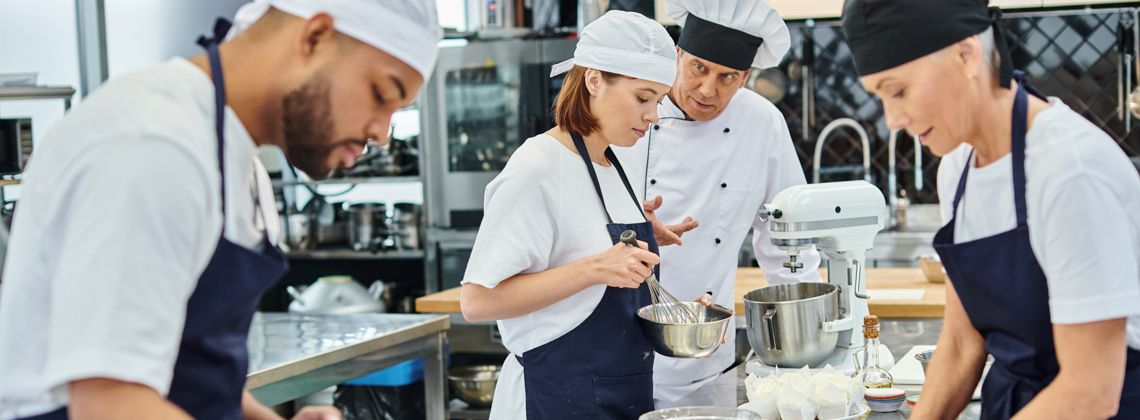 Konditoren in der Ausbildung.