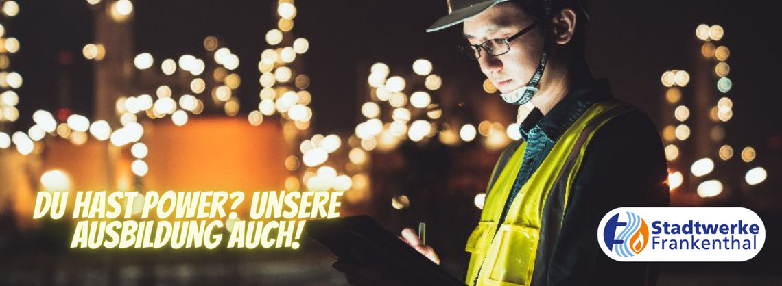 Ausbildung Stadtwerke Frankenthal GmbH - freie Ausbildungsplätze