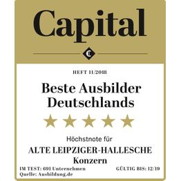Corporation award cap 1118 beste ausbilder deutschlands 5 sterne alte leipziger hallesche konzern