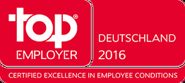 Corporation award top employer germany 2016